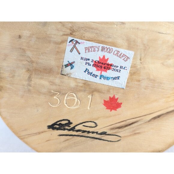 Vintage wooden candle holder centrepiece by Petes Wood Crafts, Handmade Peter - Picture 10 of 10